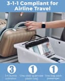 Thumbnail 1 de BAGSMART TSA Clear Toiletry Bag 2-pack, quart size 🧳