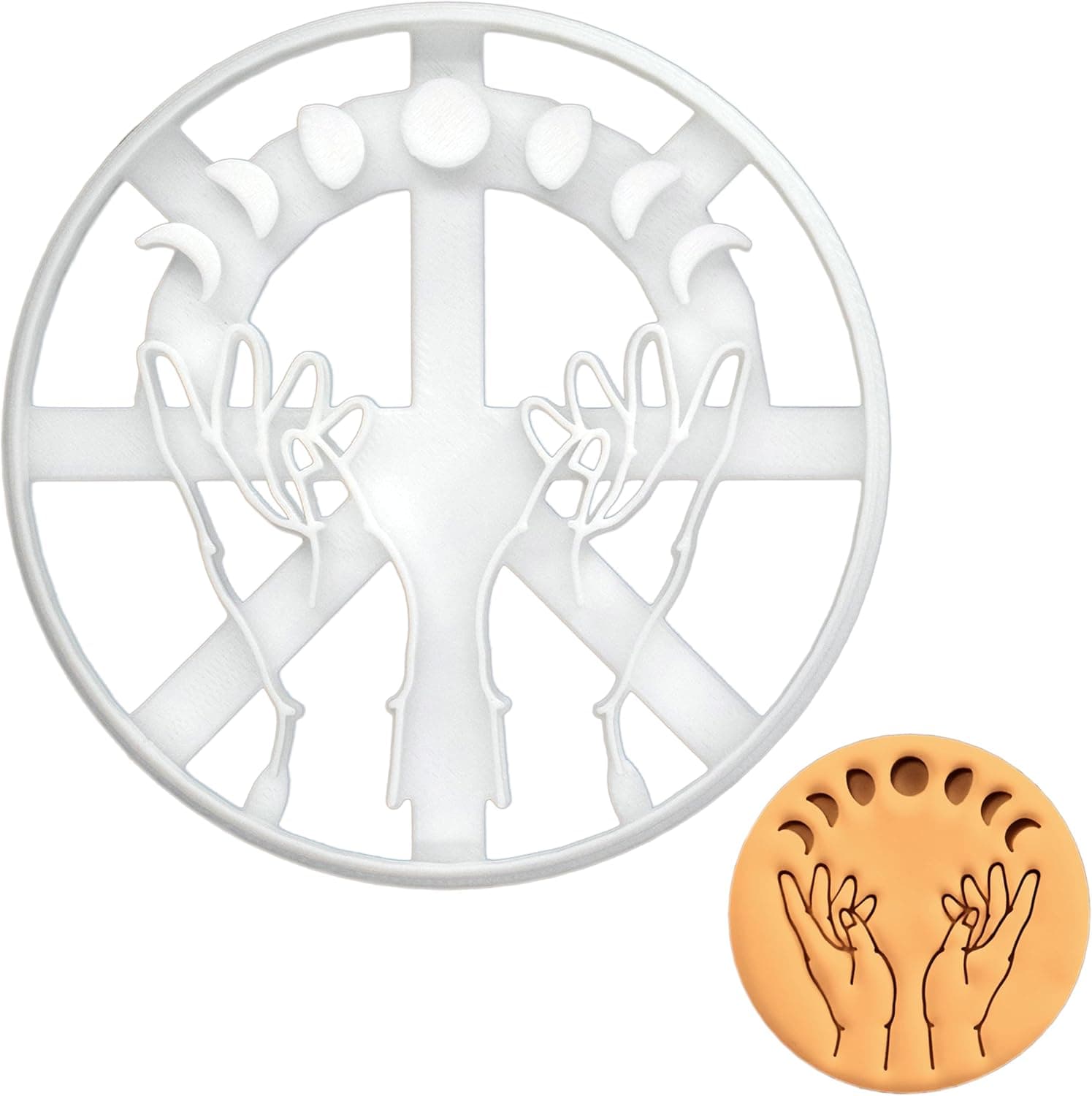BAKERLOGY Magic Hands Moon Phases cookie cutter 🍪