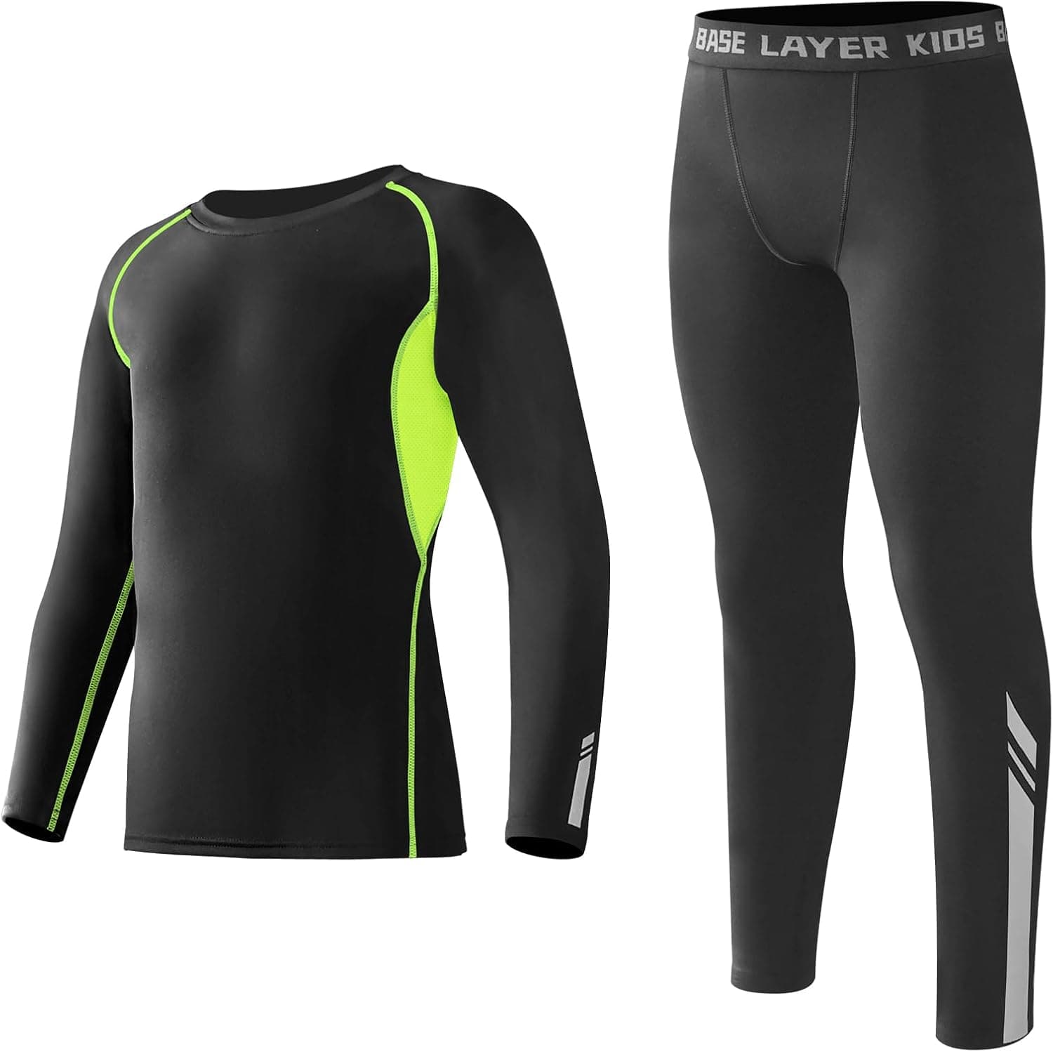 Base Layer Kids Athletic Breathable Thermals — Long Sleeve 🧥