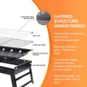 Thumbnail 3 de BBQ Barbecue Grill Portable Charcoal Grill ⛔️