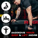 Thumbnail 3 de BEAST RAGE Weight Lifting Straps, Padded 1 pair 🏋️