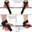 Thumbnail 4 de BEAST RAGE Weight Lifting Straps, Padded 1 pair 🏋️