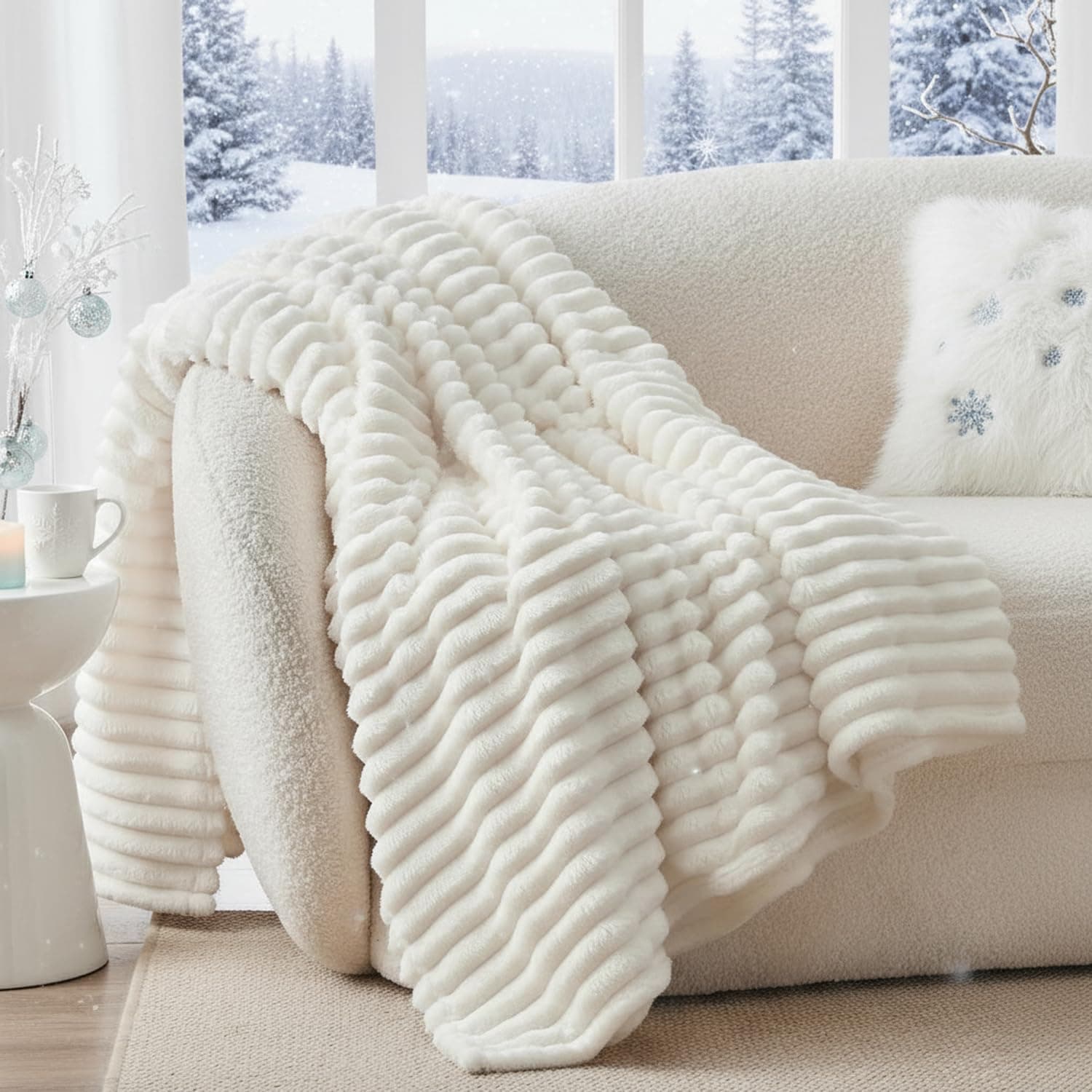 BEDELITE Fluffy Fleece Throw Blanket 1.2m 🛋️