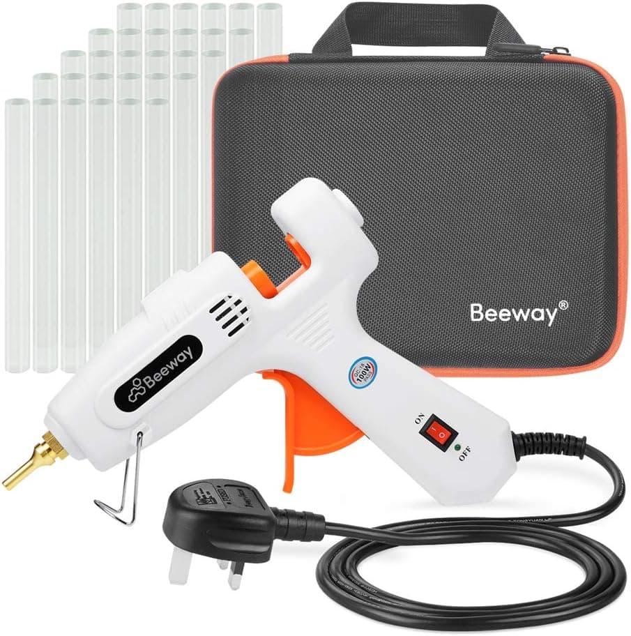 BEEWAY Hot Glue Gun 100W with 30 glue sticks 🔧