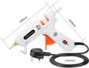 Thumbnail 1 de BEEWAY Hot Glue Gun 100W with 30 glue sticks 🔧