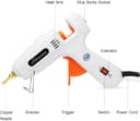 Thumbnail 3 de BEEWAY Hot Glue Gun 100W with 30 glue sticks 🔧