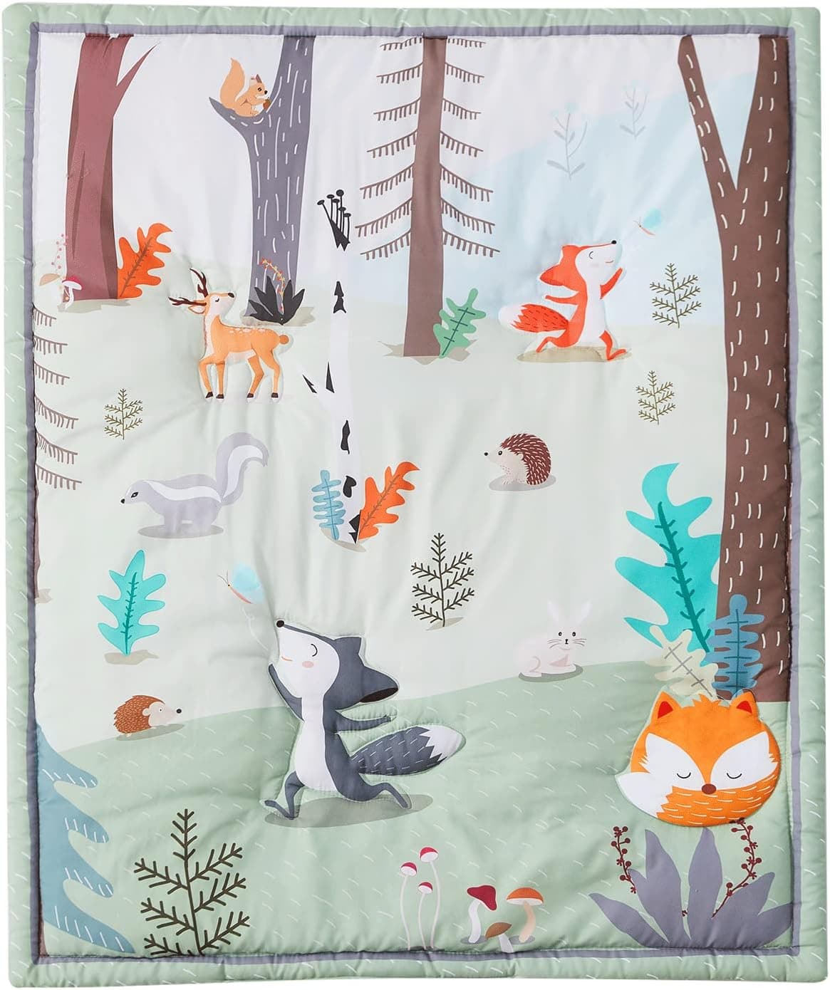beeweed Animal Themed Baby Blanket 84x107 cm 🧸