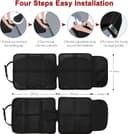 Thumbnail 3 de Beicarin Car Seat Protector 2-pack for kids 🚗