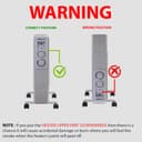 Thumbnail 6 de Belaco 2500W oil filled radiator heater 11-fin 🔥