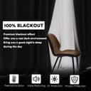 Thumbnail 2 de BellaHills 100% Blackout Curtains 46 x 54 inch 🪟