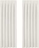 Thumbnail principal de BellaHills Blackout Curtains 66 x 90 in Ivory 🪟