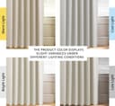Thumbnail 1 de BellaHills Blackout Curtains 66 x 90 in Ivory 🪟