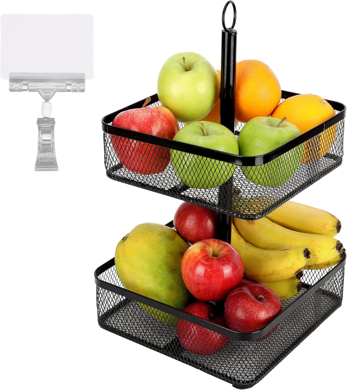 BELLE VOUS 2-Tier Fruit Basket for Kitchen 🍎
