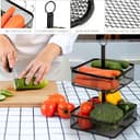 Thumbnail 2 de BELLE VOUS 2-Tier Fruit Basket for Kitchen 🍎