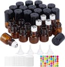 Thumbnail principal de BENECREAT 1ml Amber Glass Roller Bottles 30 Pack 🧴