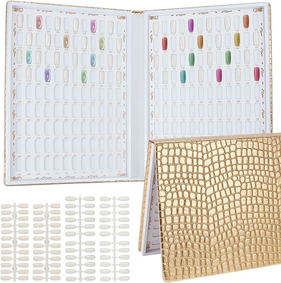 BENECREAT 216 Colours Gold Nail Display Chart 💅