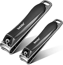 BEZOX Sturdy Nail Clipper Set for Seniors and Kids ✂️