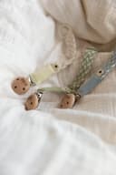 Thumbnail 2 de BIBS Paci Braid organic cotton dummy chain, One Size 👶