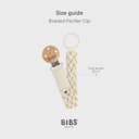 Thumbnail 2 de BIBS Paci Braid organic cotton dummy chain, 0–36 m 👶