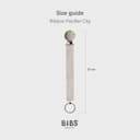 Thumbnail 2 de BIBS Pacifier Clip Ribbon Dusty Blue 🎧