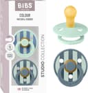 Thumbnail principal de BIBS Pacifiers Colour Studio 2 Pack Round Nipple soother ⌚