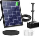 Thumbnail principal de Biling Solar Pond Fountain 6W pump with 3000mAh battery ⛲