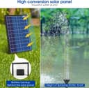 Thumbnail 1 de Biling Solar Pond Fountain 6W pump with 3000mAh battery ⛲
