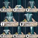 Thumbnail 3 de Biling Solar Pond Fountain 6W pump with 3000mAh battery ⛲