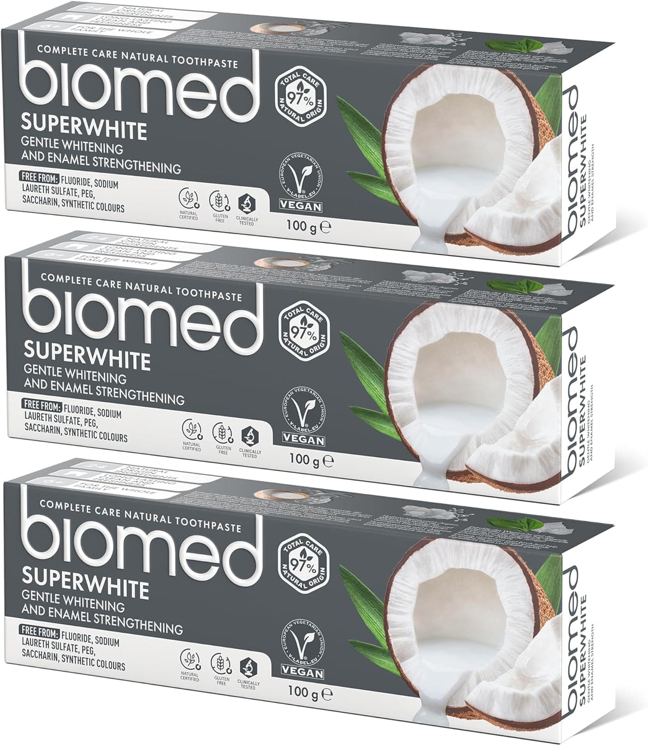 Biomed Superwhite 97% Natural Whitening Toothpaste 100g toothpaste 🪥