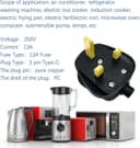 Thumbnail 4 de 2 Pack Black 13 amp UK 3‑pin plug 📦