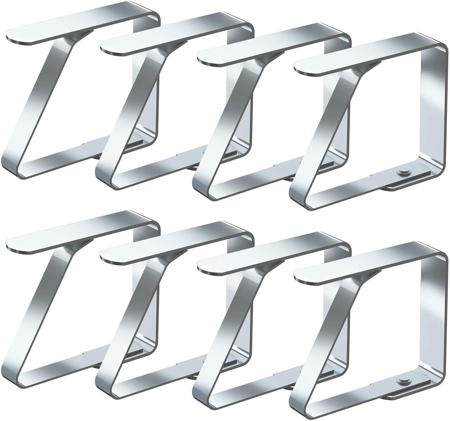Blooven Tablecloth Clips 8 Pack Stainless Steel Table Holders 1–3 cm Thick 📎