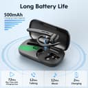 Thumbnail 1 de Bluetooth Headsets Dual Mic V5.1, 72 hrs playtime 🎧