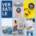 Thumbnail 6 de Bluetooth Shower Speaker, Portable Speakers Bluetooth 5.3 with HD Sound, IPX7 Waterproof, Colorful RGB Light/LED Display/Shower Radio/Hands-Free Call/Suction Cup, Perfect for Bathroom Sing-Along
Bluetooth Shower Speaker, Portable Speakers Blueto…