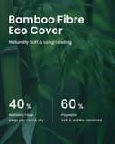 Thumbnail 2 de Bonnvia Mattress Topper for Double Bed with Bamboo Fibre Cover 🛏️