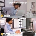 Thumbnail 2 de BONTEC Dual Wooden Monitor Stand adjustable angle 📺