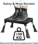 Thumbnail 1 de BONTEC 3-Level Folding Step Stool 150 kg 🪜