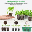 Thumbnail 5 de Bonviee 10 Pack Seed Starter Trays 12-cell mini greenhouse 🌱