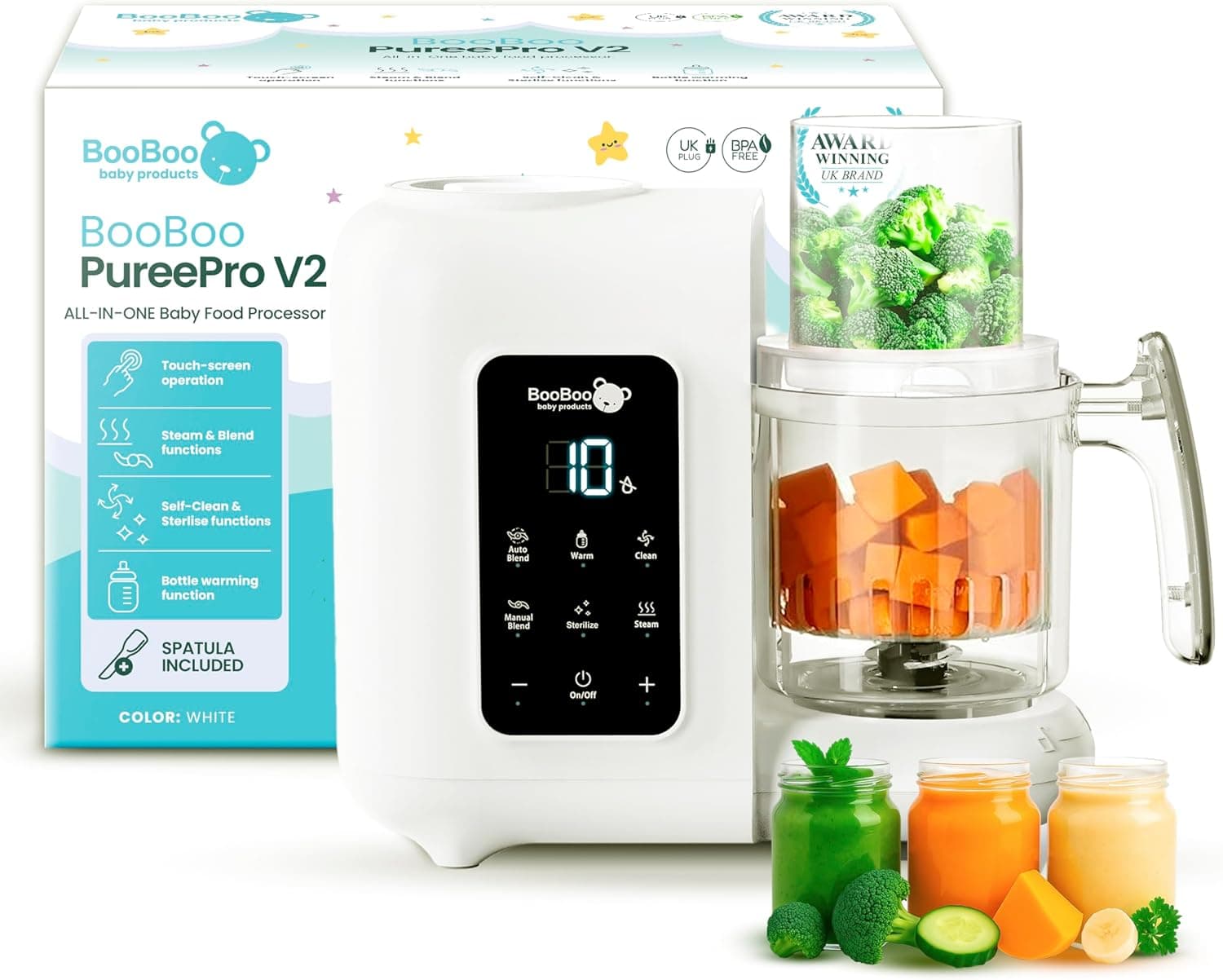 BooBoo PuréePro 5 in 1 Baby Food Maker 🍽️