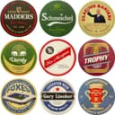 Thumbnail principal de Boot & Ball Leicester Beer Mats x9 🍺