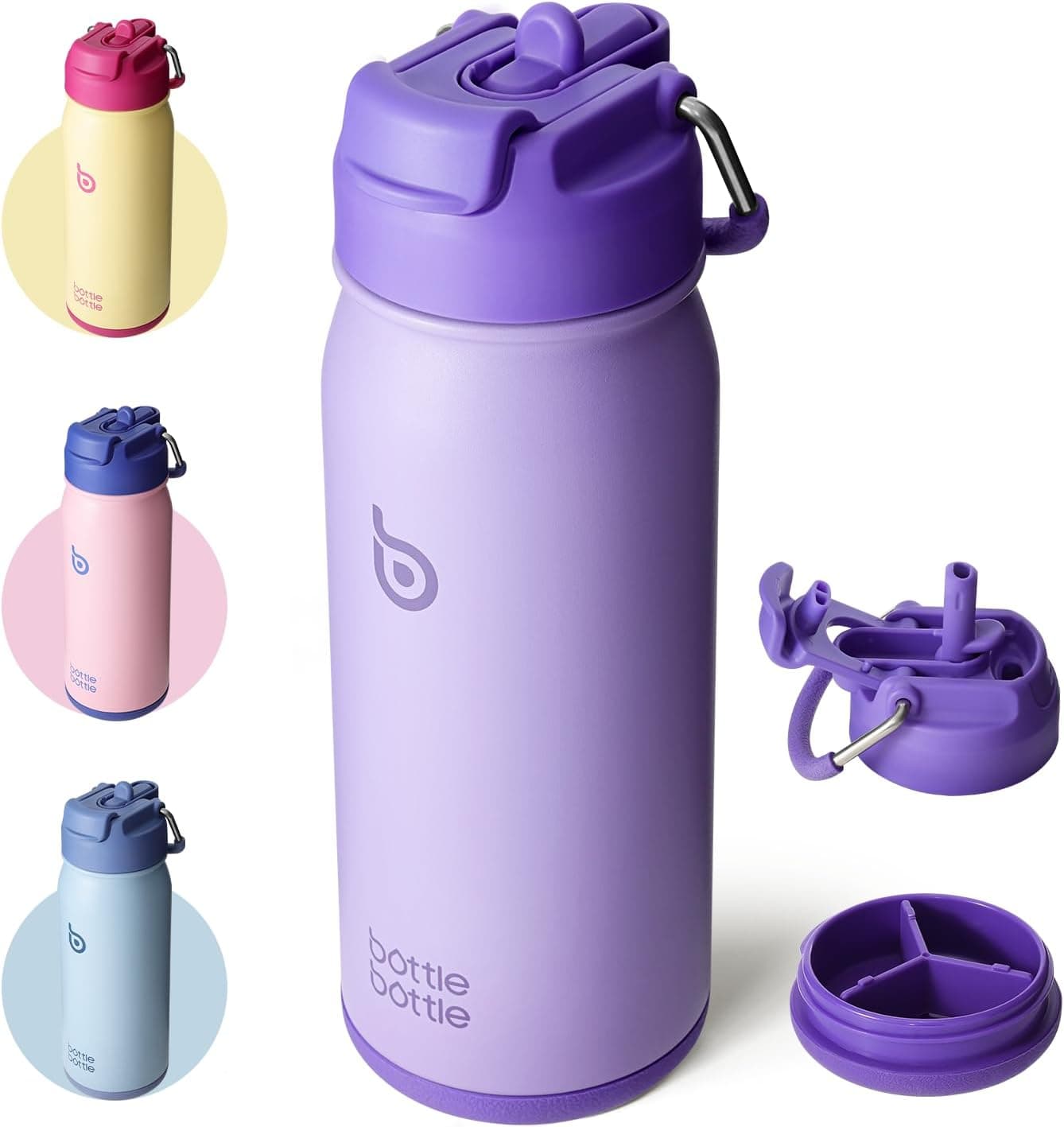 BOTTLE BOTTLE Stainless Steel Kids Water Bottle 470ml 🚰