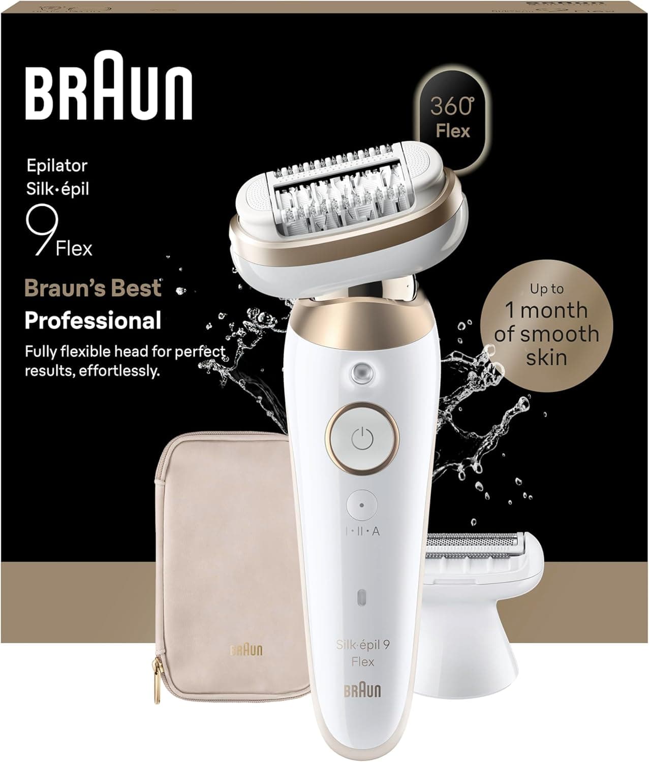 Braun Silk·épil 9 Flex epilator 360° head 🪒