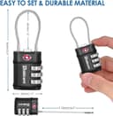 Thumbnail 1 de Brillirare 3-digit TSA luggage lock 2-pack 🔒