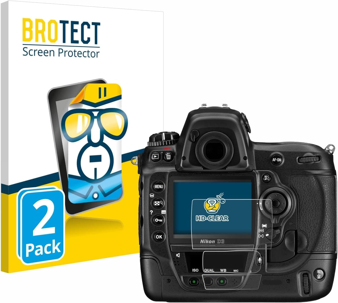 brotect Screen Protector Nikon D3 2-pack 📷