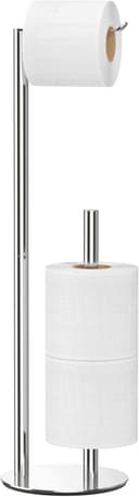 Thumbnail principal de Brushed Nickel Toilet Paper Holder Stand 3-roll 🚽