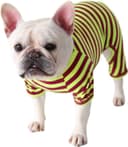 Thumbnail 3 de BT Bear Fat Dog Clothes Classic Striped Cotton Jumpsuit XXL 🐶