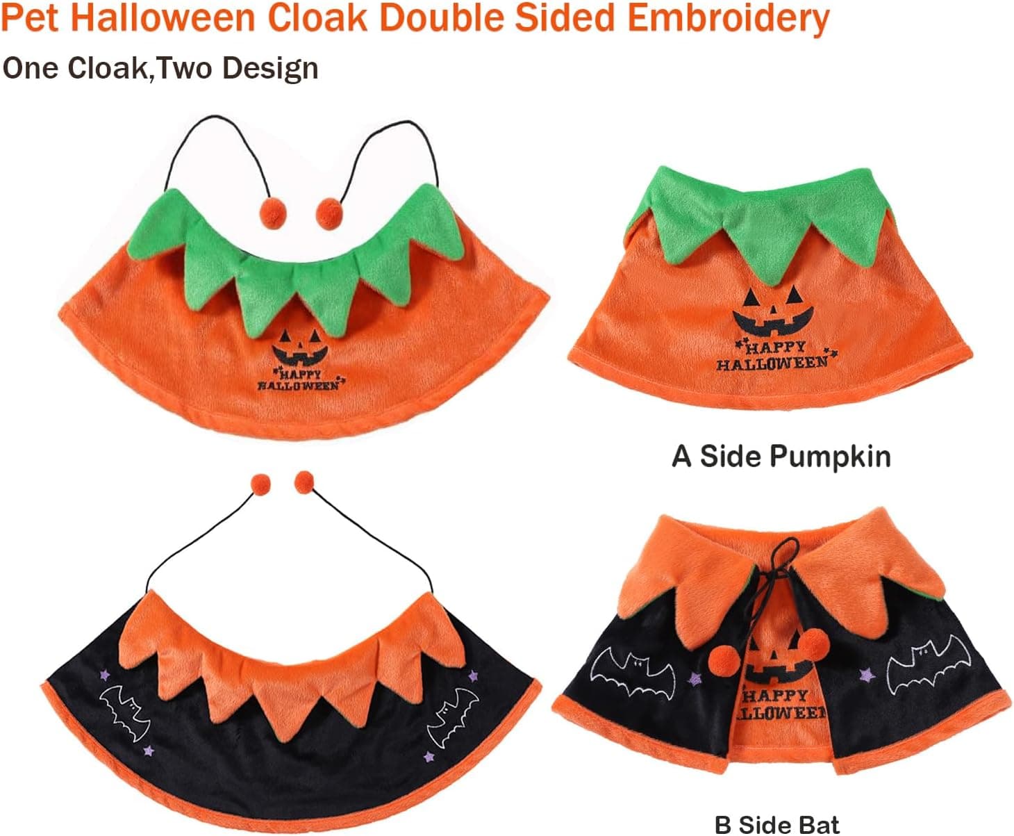 BT Bear Pet Halloween Costume dog pumpkin hat small 🎭