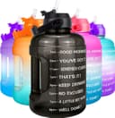 Thumbnail principal de BuildLife Motivational Water Bottle 2.2L large jug with straw 💧