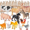 Thumbnail principal de BUYGER Kids Farm Animals set with fence 🐥
