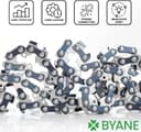 Thumbnail 5 de Byane 3 Pack Chainsaw Chain 20" 76 links ⛏️