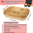 Thumbnail 1 de BYKITCHEN 150 Pcs Air Fryer Liners for Ninja Dual ⌛🎯